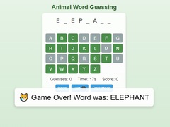 Игра Animal Word Guessing Game