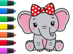 Игра Coloring Book: Elephant