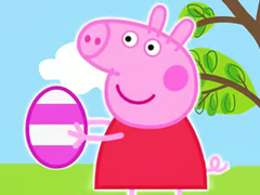 Игра Jigsaw Puzzle: Peppa Pig Easter Eggs