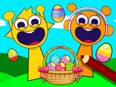 Игра Coloring Book: Sprunki Incredibox Easter