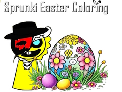 Игра Sprunki Easter Coloring