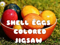 Игра Shell Eggs Colored Jigsaw