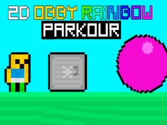 Игра 2D Obby Rainbow Parkour