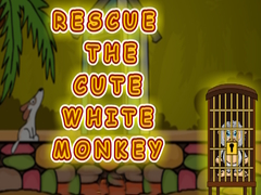 Игра Rescue the Cute White Monkey