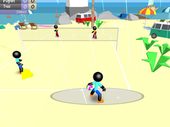 Игра Stickman Beach Volleyball