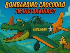 Игра Bombardiro Crocodilo Flying Brainrot