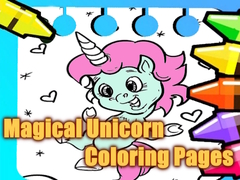 Игра Magical Unicorn Coloring Pages