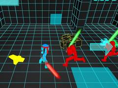 Игра Stickman Neon Sword Fighting