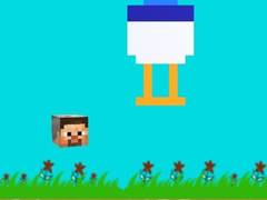 Игра Chicken Jockey Flappy Minecraft