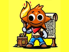 Игра Sprunki Torches Maze