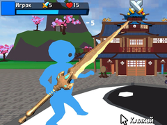 Игра Obby Stickman  On Swords