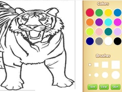 Игра Tiger Coloring Book