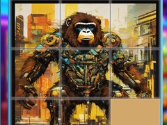 Игра Gorilla Sliding Puzzles
