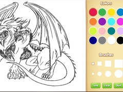 Игра Dragon Chimera Coloring Book