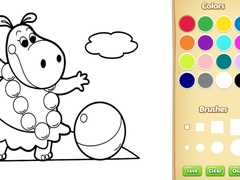 Игра Baby Farm Animals Coloring Book for Kids
