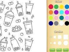 Игра Cute Boba Coloring Book for Kids