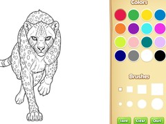 Игра Wild Animals Coloring Book