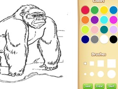Игра Zoo Animals Coloring Book for Kids