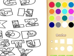 Игра Alphabet Animal Coloring Book for Kids