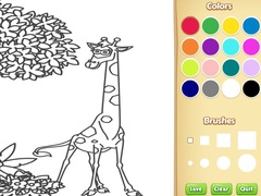 Игра Jungle Animals Coloring Book for Kids