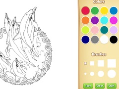 Игра Mandala Coloring Book For Adults