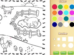 Игра Farming Coloring Book For Kids