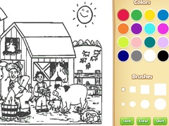 Игра Farm Coloring Book For Kids