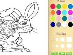 Игра Easter Bunny Coloring Book for Kids