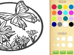 Игра Butterfly Coloring Book For Kids