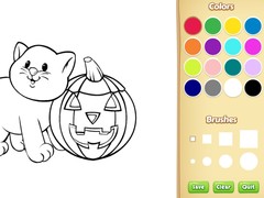 Игра Halloween Coloring Book