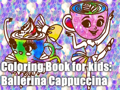 Игра Coloring Book for kids: Ballerina Cappuccina 