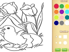 Игра Flowers Coloring Book For Kids