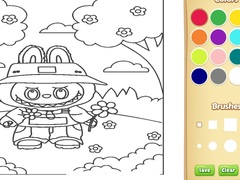 Игра Labubu Coloring Book For Kids