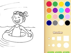 Игра Summer Coloring Book For Kids