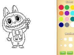 Игра Labubu Doll Coloring Book for Kids