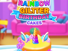 Игра Rainbow Glitter Birthday Cakes