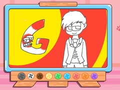 Игра Coloring Book: Alphabet Lore G