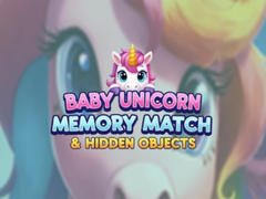 Игра Baby Unicorn Memory Match & Hidden Objects
