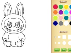 Игра Labubu Coloring Book