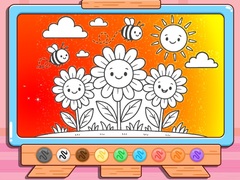 Игра Coloring Book: Happy Flower