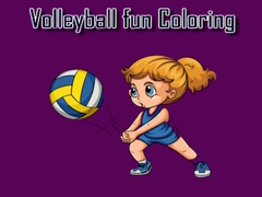 Игра Volleyball Fun Coloring