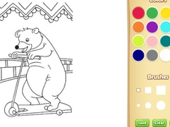 Игра Circus Animals Coloring Book