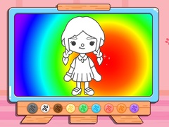 Игра Coloring Book: Toca Boca Girl