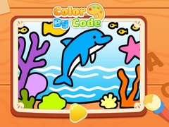 Игра Color By Code: Dolphin