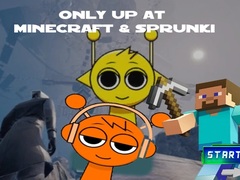 Игра Only Up At Minecraft & Sprunki