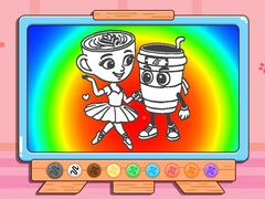Игра Coloring Book: Cappuccina Assassino Love Story