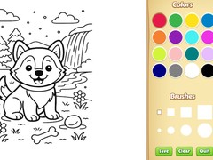Игра Dog Coloring Book
