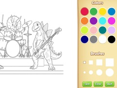 Игра Dinosaur Coloring Book For Kids