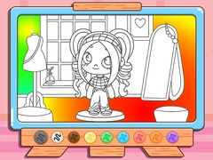 Игра Coloring Book: Avatar Girl Dress Up Shopping