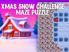 Игра Xmas Snow Challenge Maze Puzzle